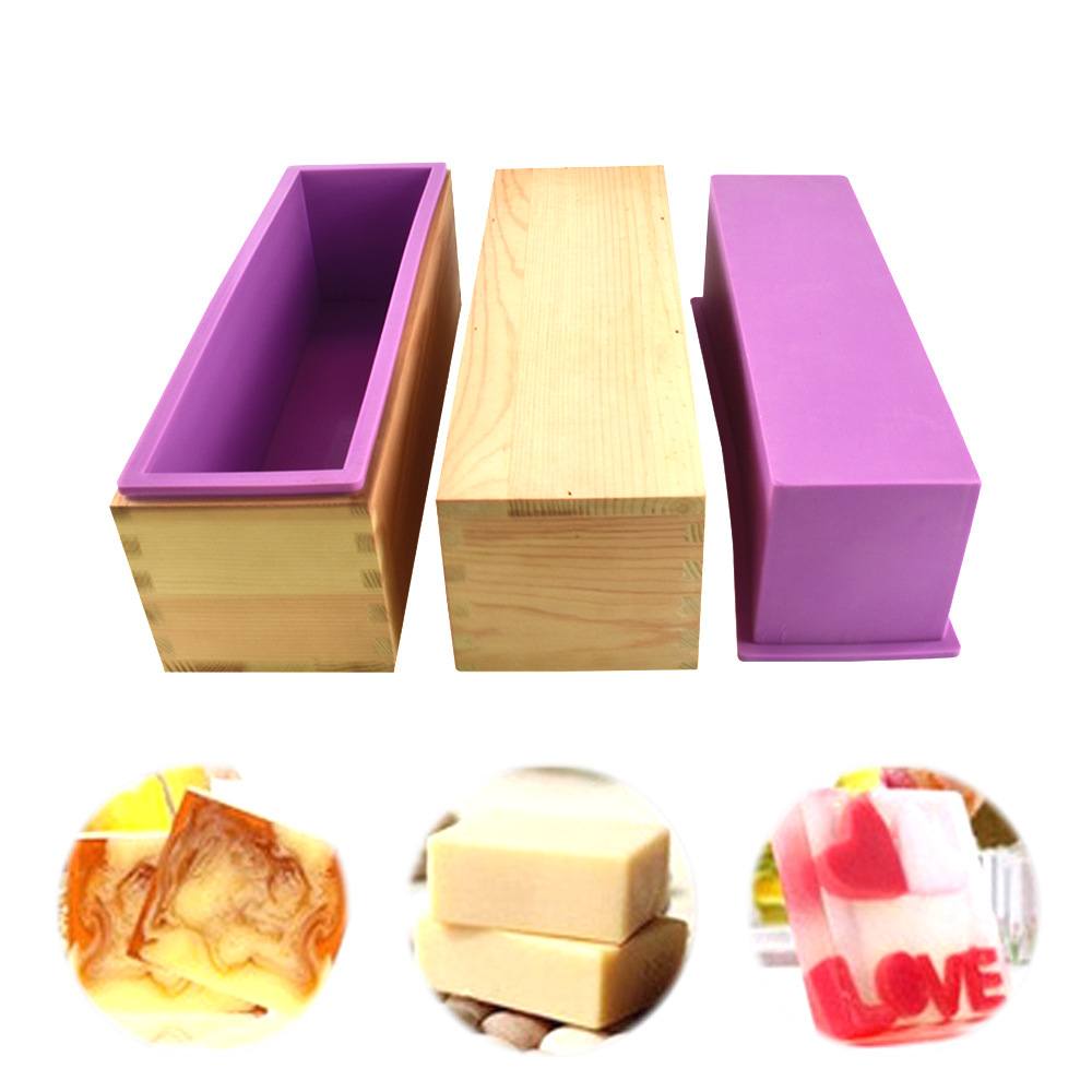 Soap Making For Beginners Book - Ahşap Kutu Sabun Yapımı ile Silikon