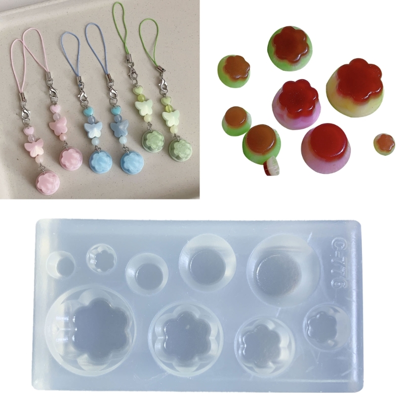 Soap Making Silicone Molds - Sevimli Puding Şekli silikon kalıp El