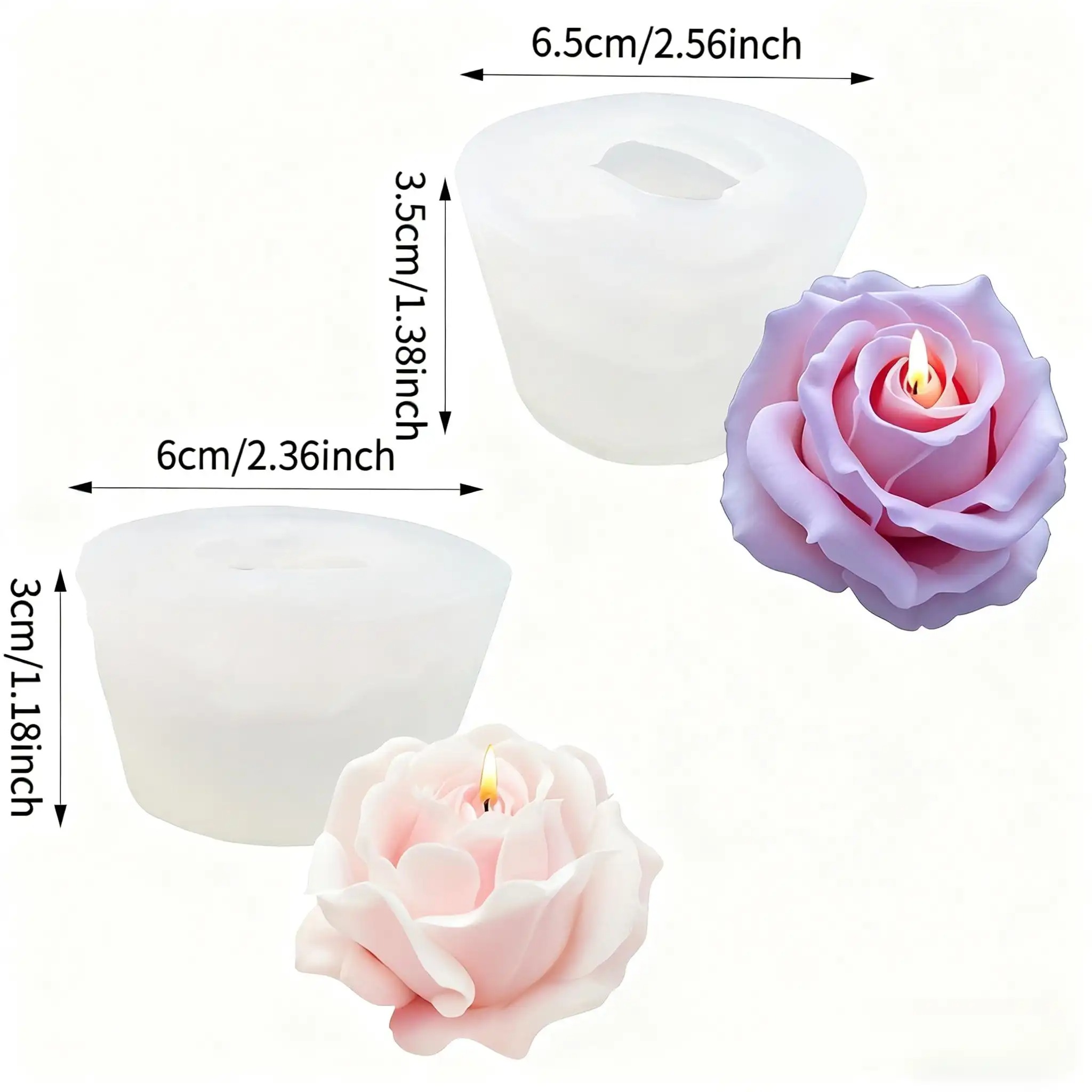 2 Parça Romantik 3D Gül Siliko - Soap Making Chemical incelemesi ve fiyatı