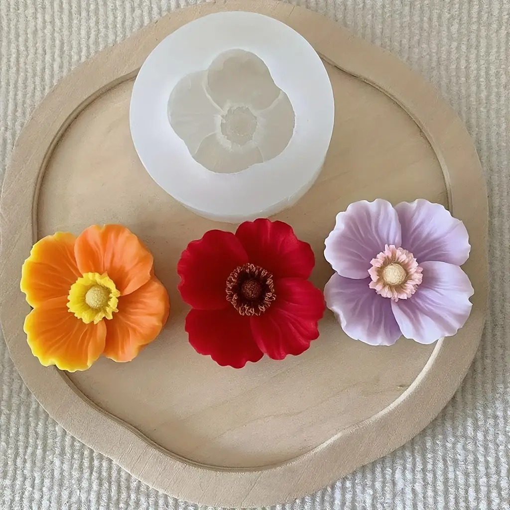 Çiçek Silikon Mum Kalıbı, Sabu - Soap Making Chemical incelemesi ve fiyatı