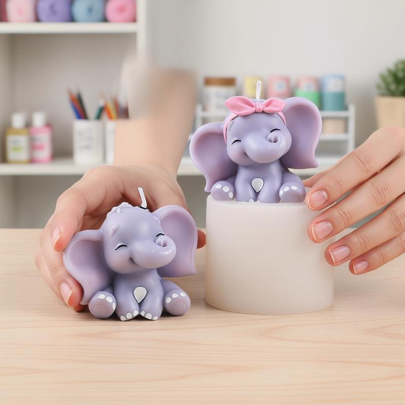 Sevimli 3D Fil Silikon Mum Kal - Soap Making Name incelemesi ve fiyatı