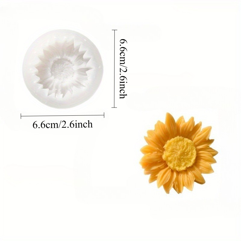 Canlı Renkli 3D Ayçiçeği Silik - Soap Making Name incelemesi ve fiyatı
